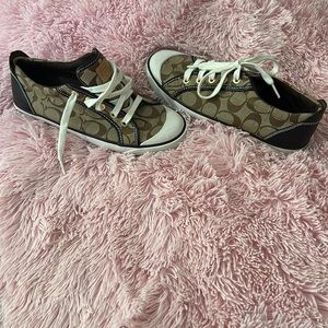 Women’s Coach Logo Sneakers Size 8